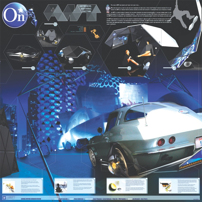 Illustration for article titled GM OnStar Ant Vehicle Uses Nanobots, Artificial Muscles